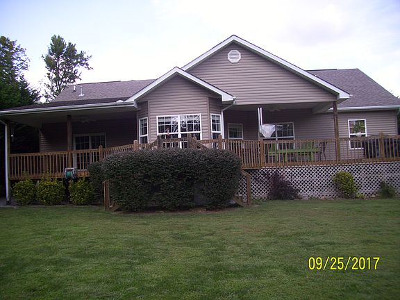 back yard covered deck& open