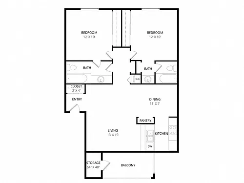 Floor plan 2A