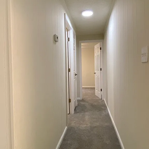 Hall Leading to 2 More Bedrooms & a Bath