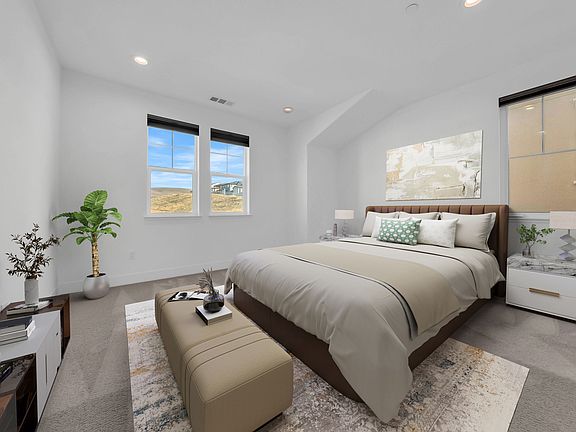 Master bedroom with uninterrupted views and lots of light