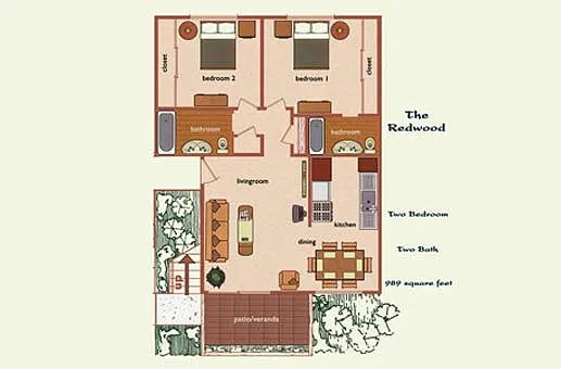 Floor plan Redwood