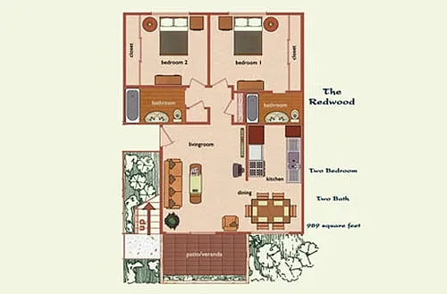 Floor plan Redwood