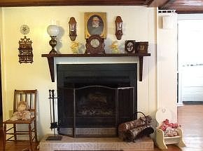 Wood Burning Fireplace