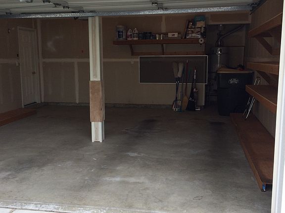 2 Car Garage with Shelving