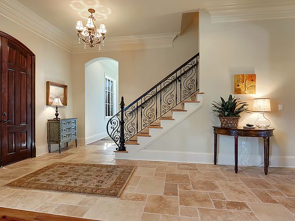 Foyer open to living area