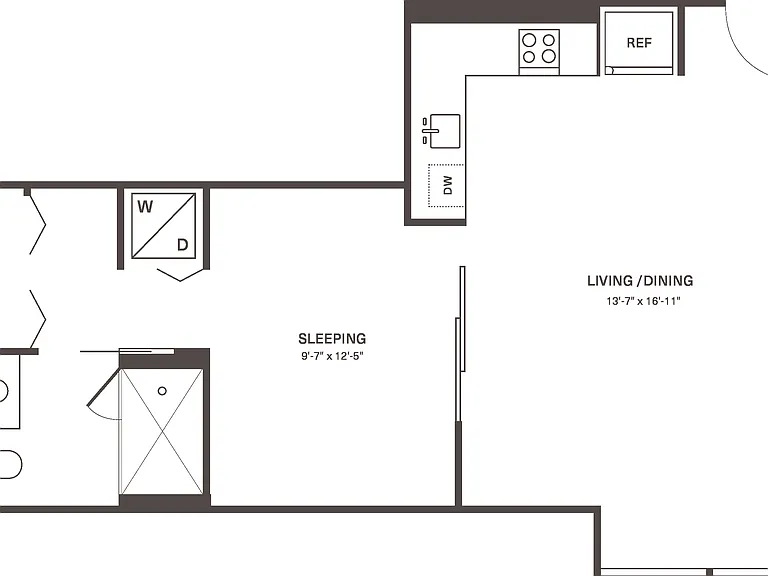 M4 One Bedroom Apartment at Fishtown Urby M4 One Bedroom Apartment at Fishtown Urby