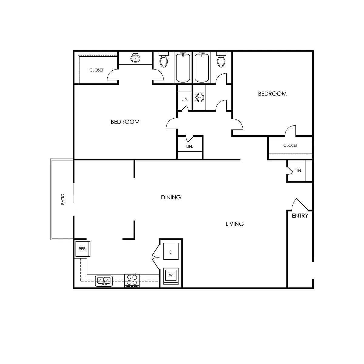 Floor plan B5 Renovated