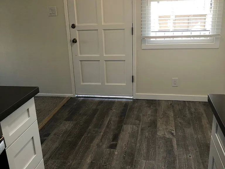Kitchen to dining area