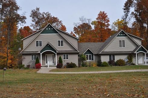 Front of Home in the Fall
