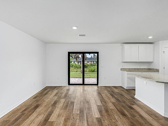 The dining room is perfect for dinner parties