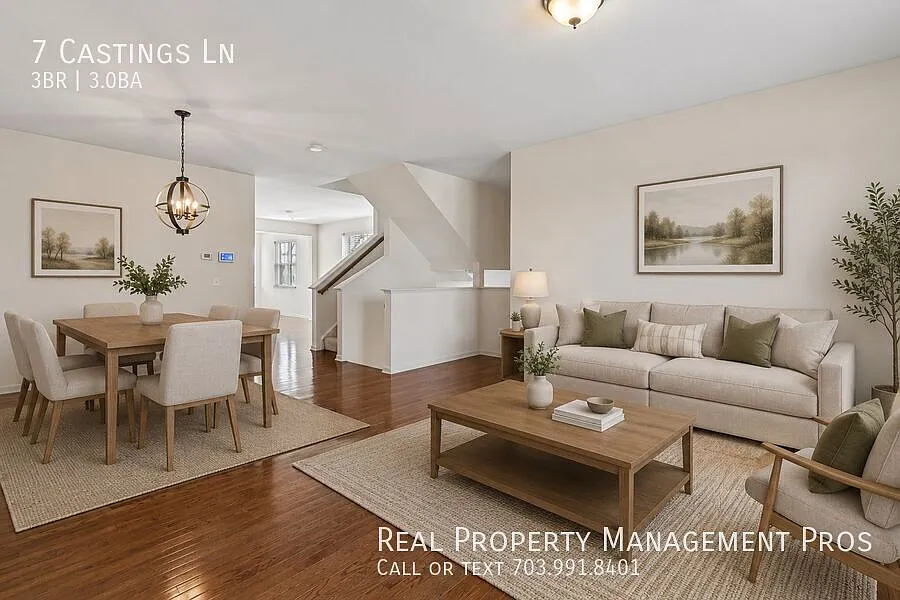 Beautiful End-Unit Townhome in Colonial Forge | 3 Bedrooms | 2 Full & 2 Half Baths — Photo 3