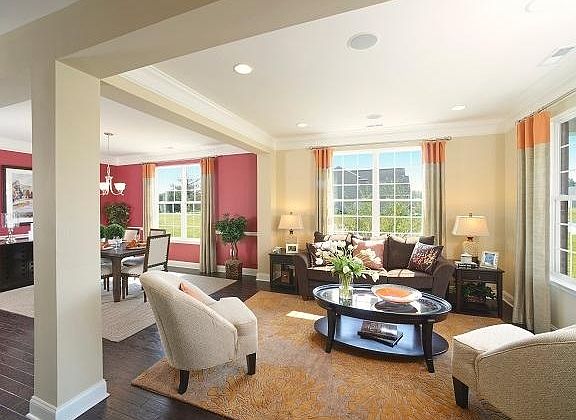 Beautiful open and sunny living room