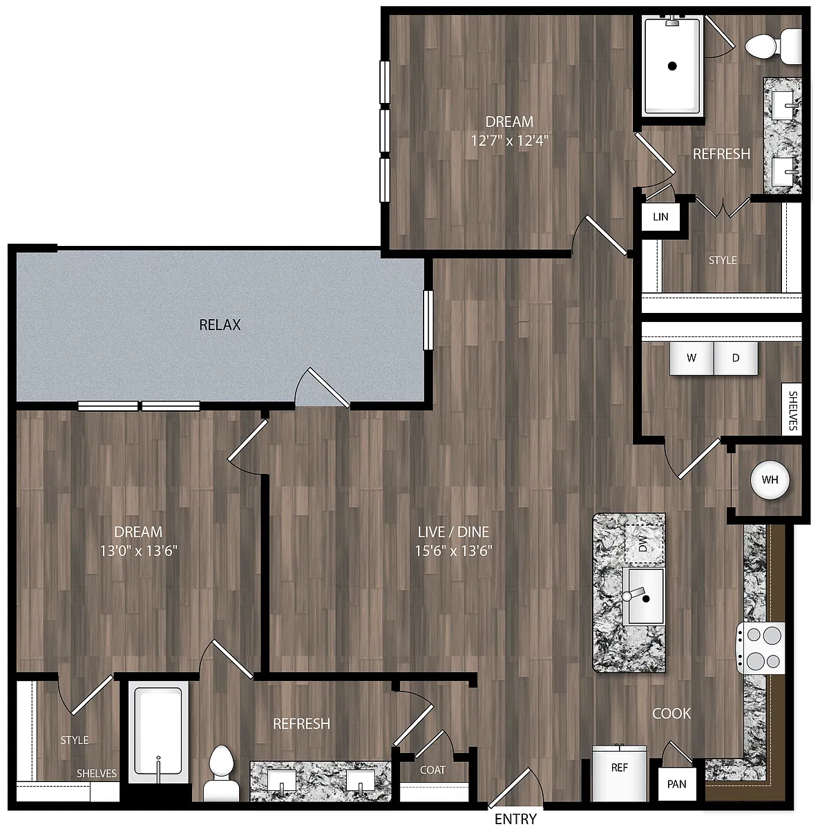 Floor plan B2