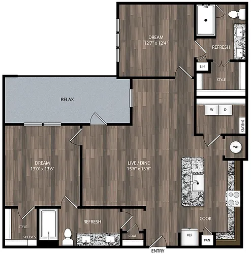 Floor plan B2