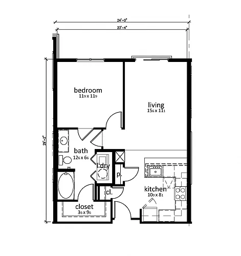 Floor plan Amsterdam