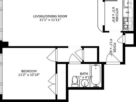 2nd image of 200 W 79th St APT 17C