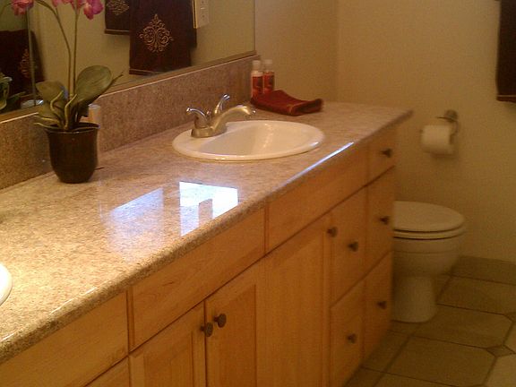 Master bath double sinks