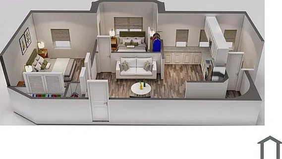 2 bed, $3,250 — Photo 1