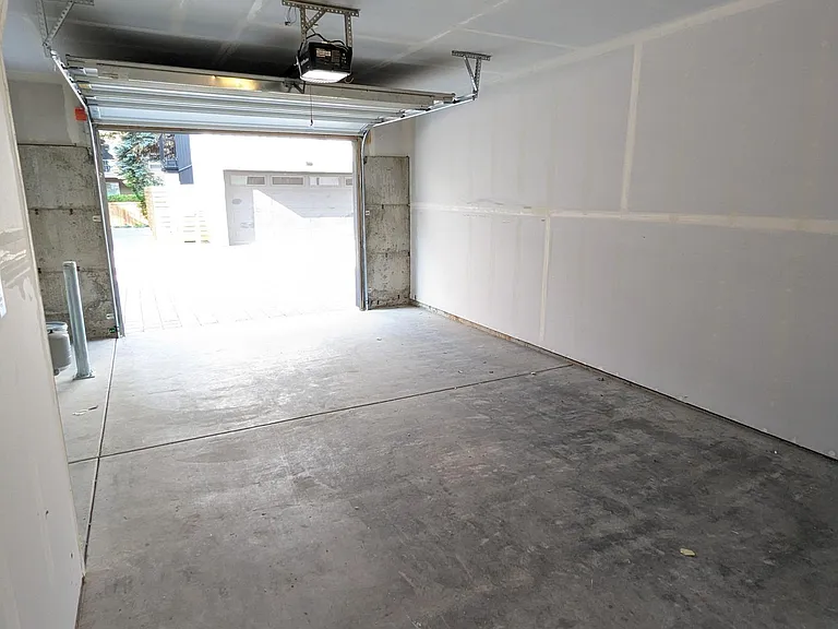 Attached garage w storage