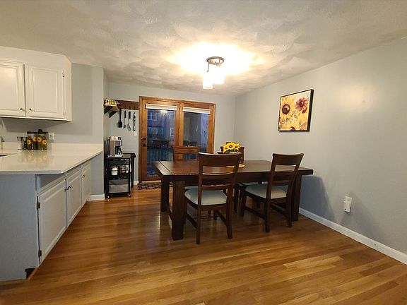 Dining area with deck view