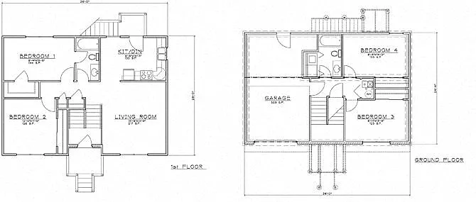 Floor plan 4 Bedroom