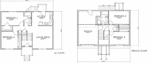 Floor plan 4 Bedroom