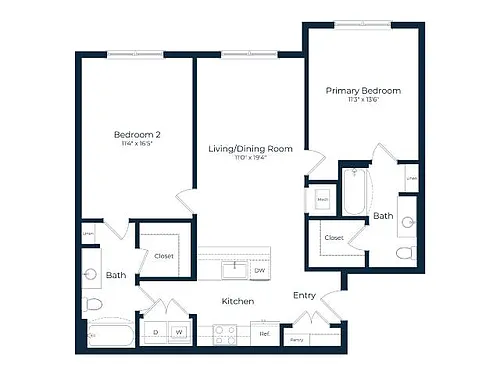 Floor plan B1