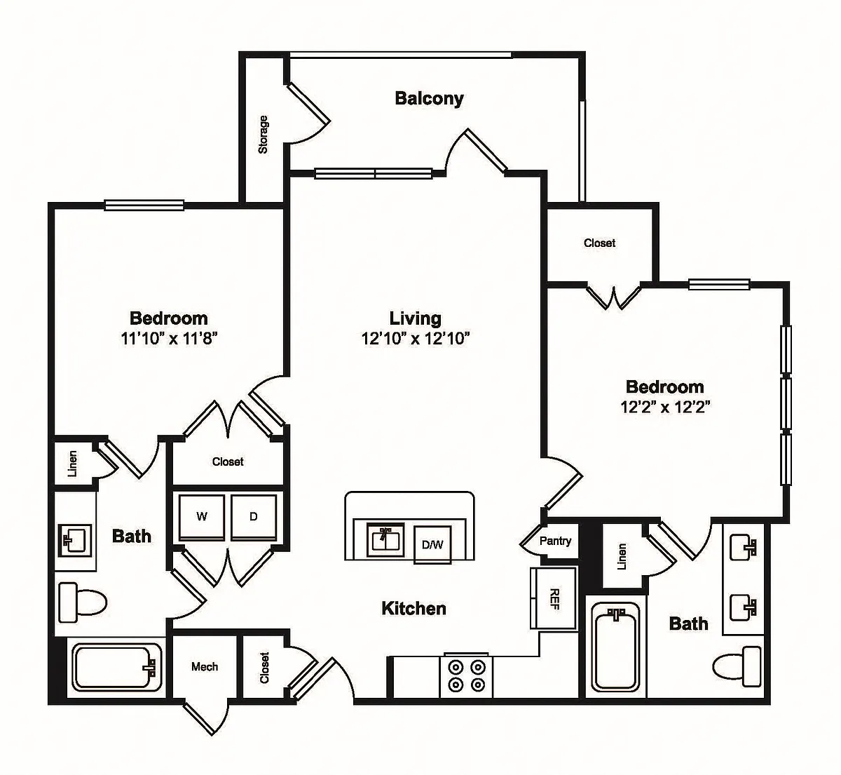 Floor plan B1