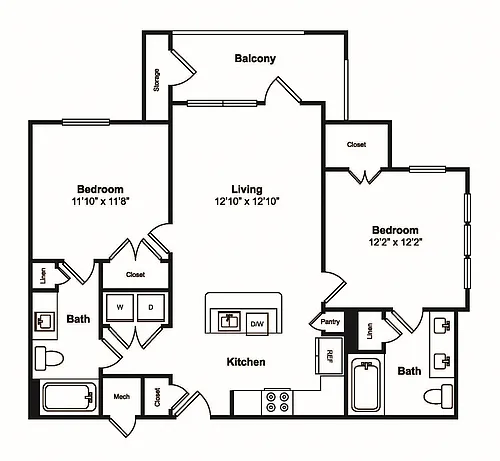 Floor plan B1