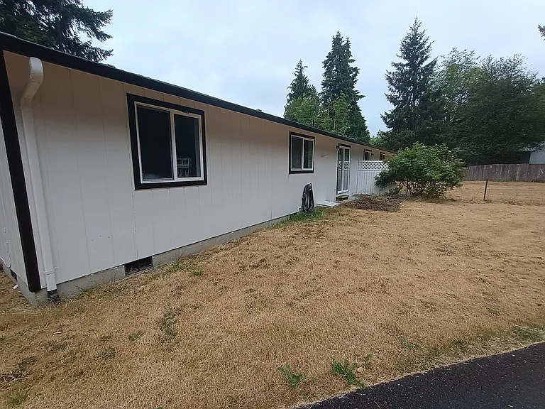 Unfenced Backyard