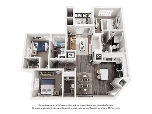 Floor plan Pikes Peak