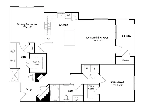Floor plan B2