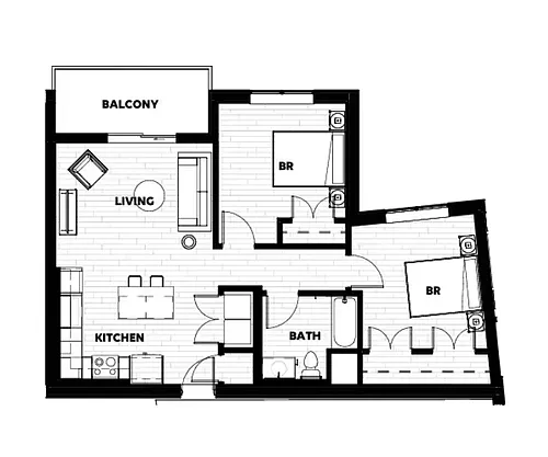 Floor plan Flagler