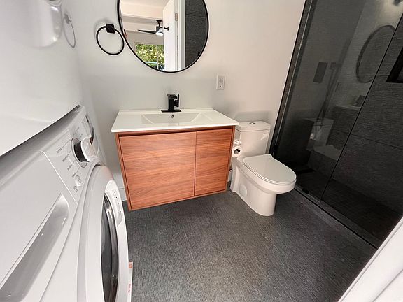 bathroom and laundry