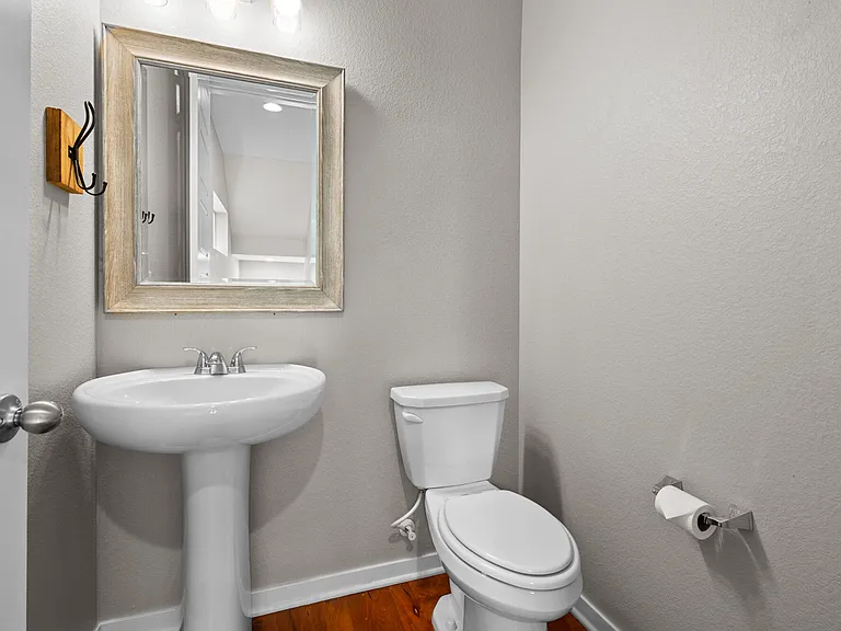 1/4 bath on the main level