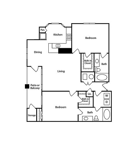 Floor plan Monaco