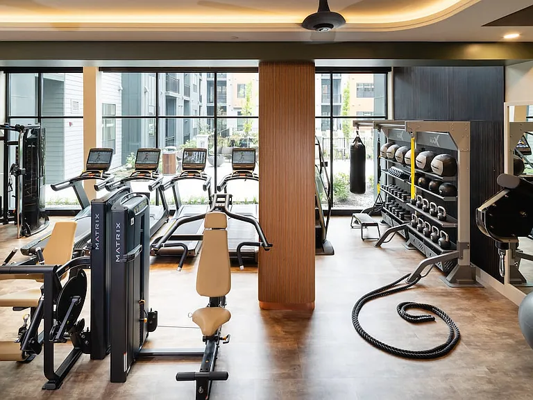 State-of-the-art fitness center