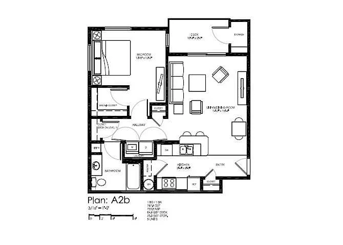 Floor plan 1B1I