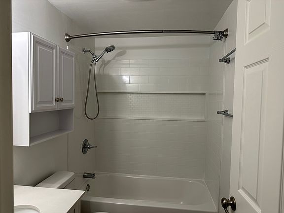 Recently installed bath/shower combo