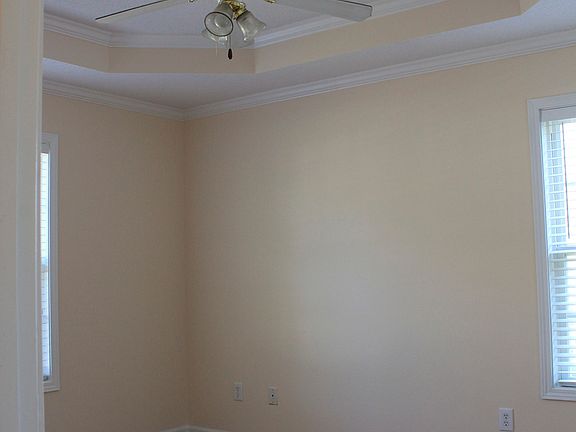 Master Bedroom with trey ceiling