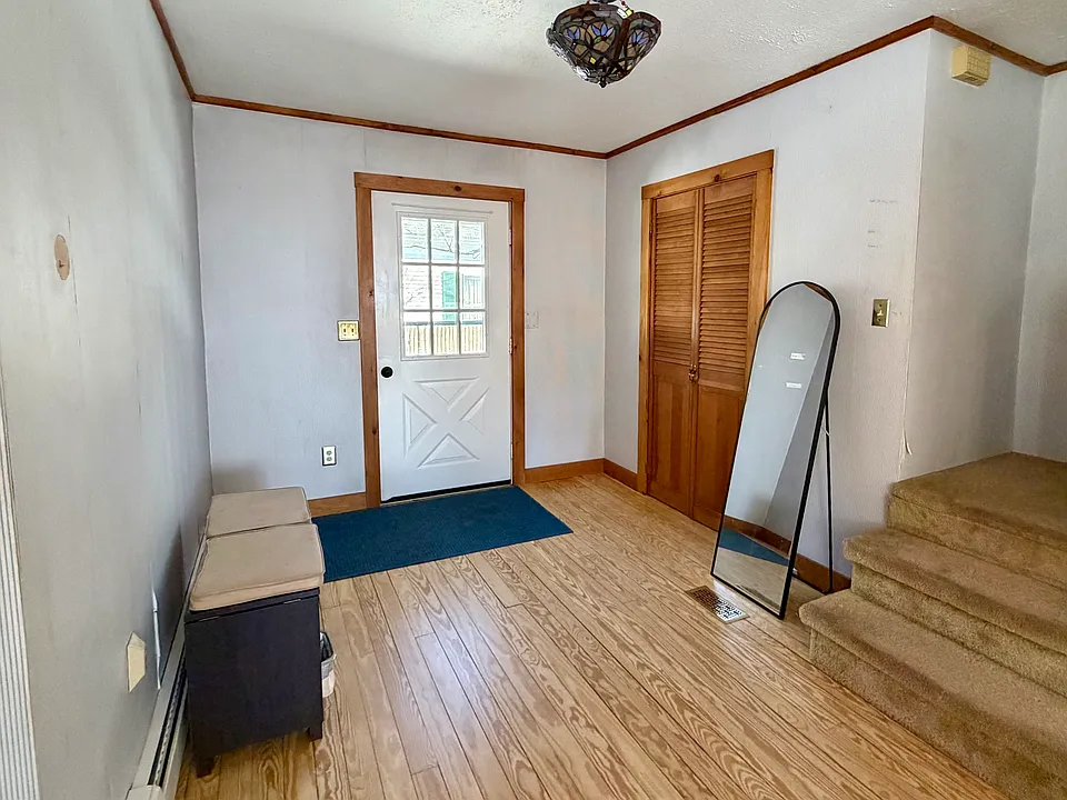 entryway with large closet