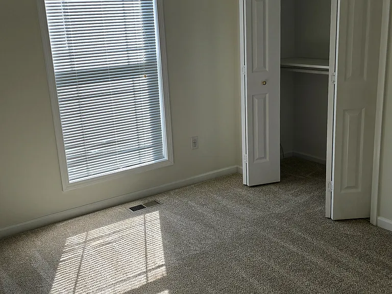 First bedroom and closet
