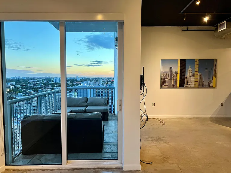 balcony also city view