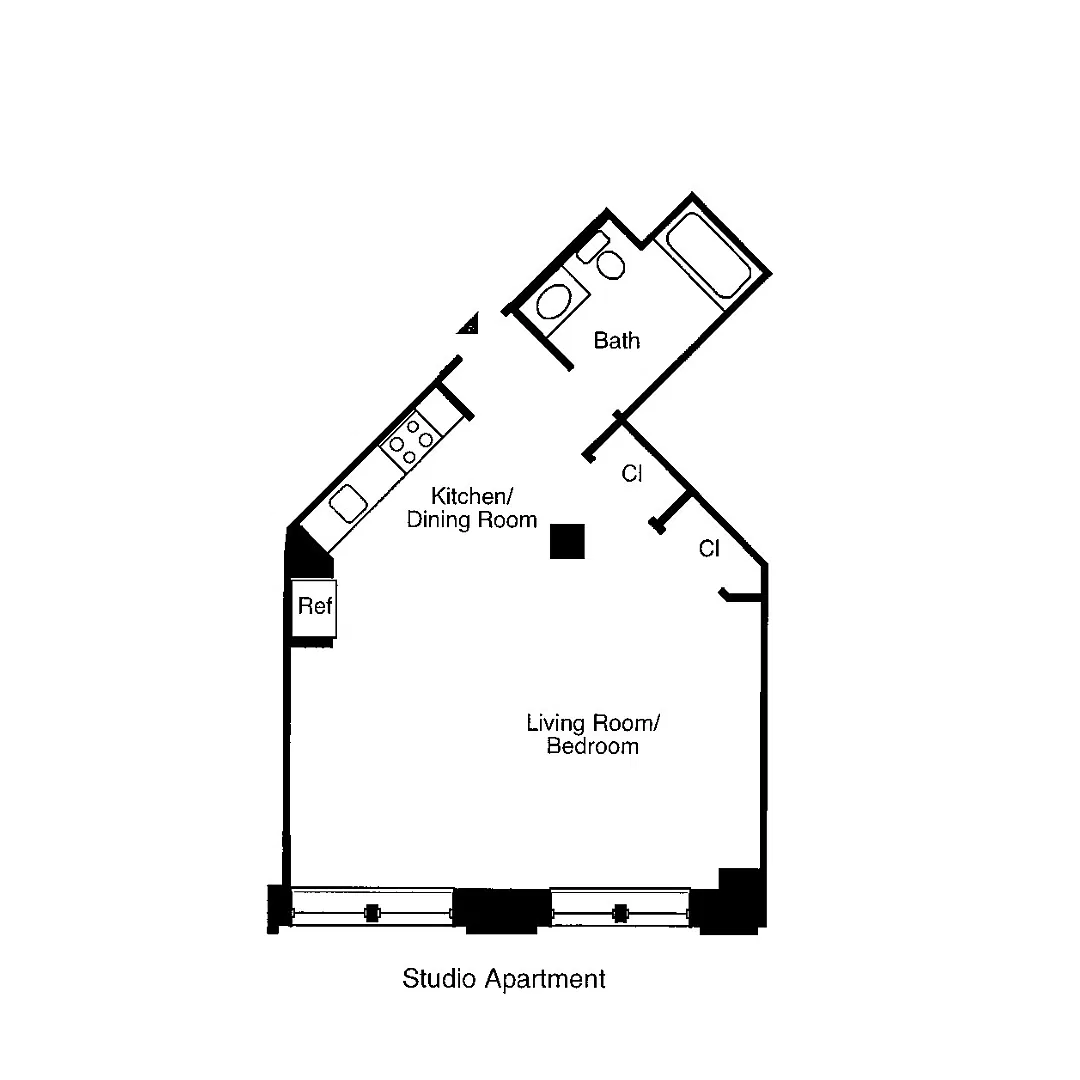 Floor plan Studio C