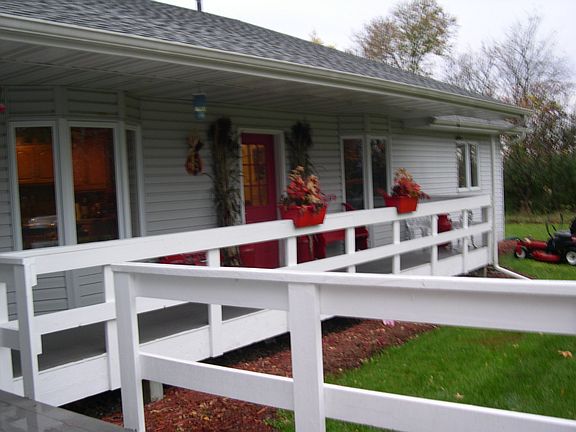 Ramp to front porch