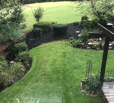 private backyard