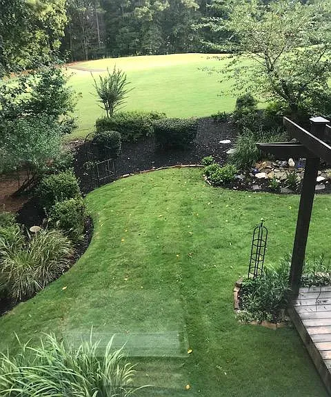 private backyard