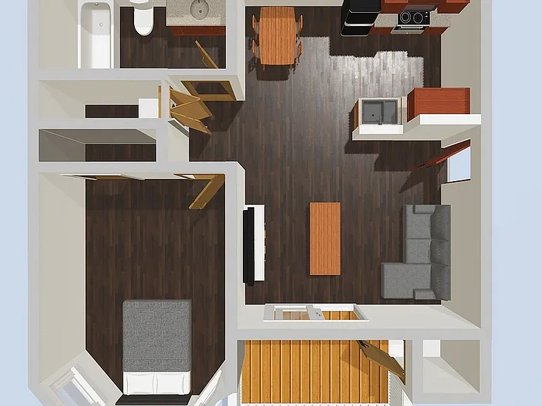 Upper Building 1 Bedroom Upper Building 1 Bedroom
