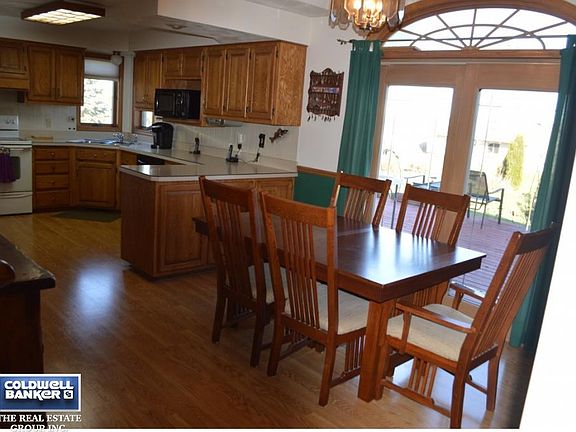 Kitchen appliances included.