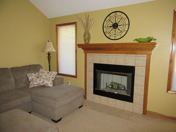 Fireplace in living room
